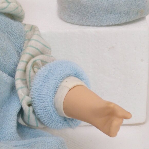 Porcelain Sleeping Baby Dolls Removable Outfits Hats Marked Trademarks Vintage - Picture 7 of 15